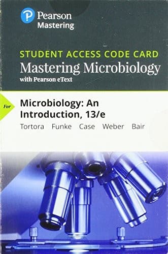 Cover of Mastering Microbiology with Pearson eText -- Standalone Access Card -- for Microbiology