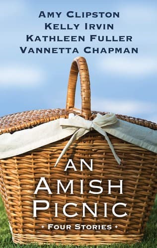 Cover of An Amish picnic [Large print]