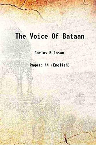 Cover of The Voice Of Bataan 1943 [Hardcover]