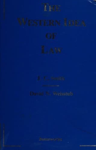 Cover of The Western idea of law