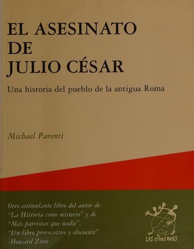 Cover of El asesinato de Julio César