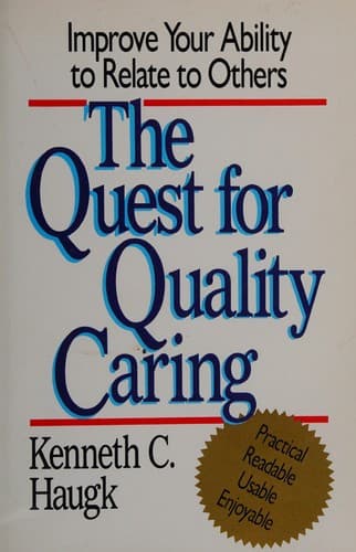 Cover of The quest for quality caring