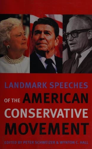 Cover of Landmark Speeches of the American Conservative Movement (Landmark Speeches)