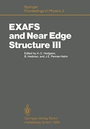 Cover of EXAFS and Near Edge Structure III