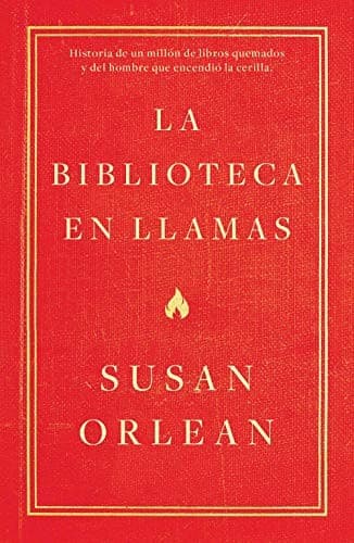 Cover of La biblioteca en llamas