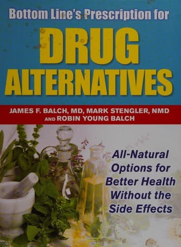 Cover of Bottom Line's prescription for drug alternatives