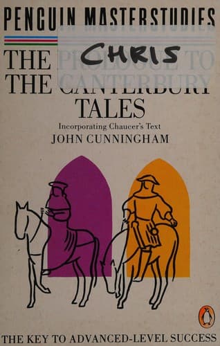 Cover of Chaucer "The Prologue to the Canterbury Tales"