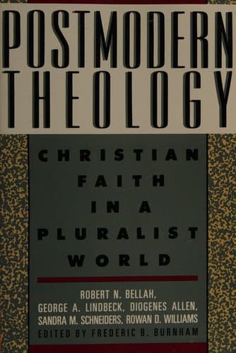 Cover of Postmodern theology