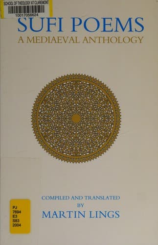 Cover of Sufi poems