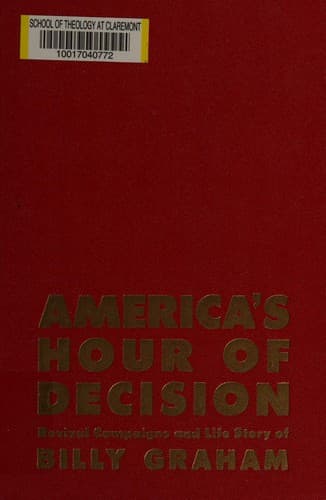 Cover of America's hour of decision