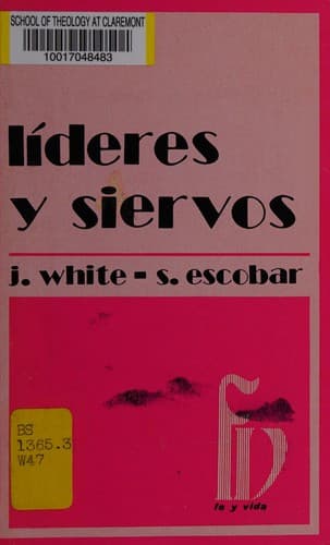 Cover of Líderes y siervos