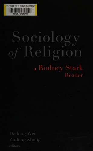 Cover of Sociology of Religion