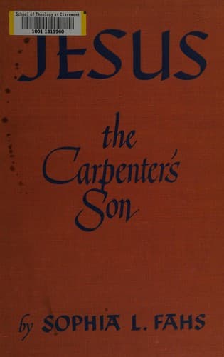 Cover of Jesus, the carpenter's son