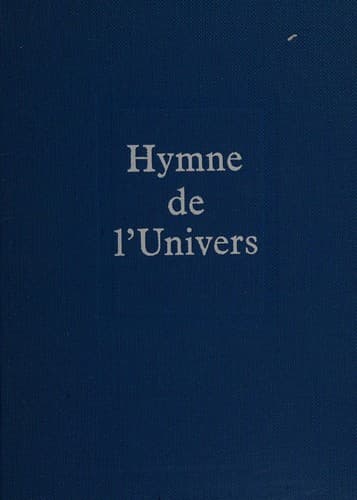 Cover of Hymne de l'univers
