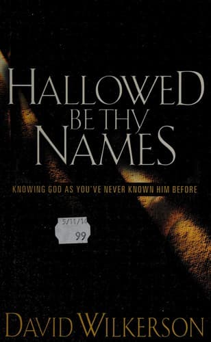 Cover of Hallowed be thy names