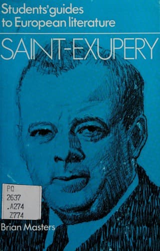 Cover of Student's guide to Saint-Exupery.