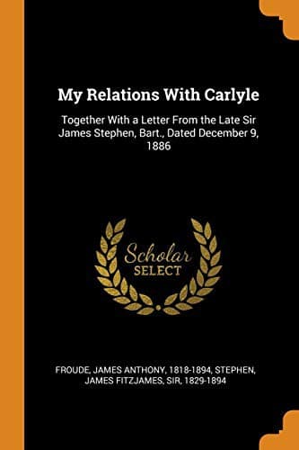 Cover of My Relations with Carlyle
