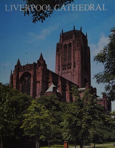 Cover of Liverpool Cathedral, cathedral church of Christ.