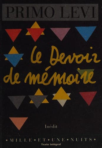Cover of Le Devoir de mémoire