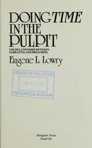 Cover of Doing time in the pulpit