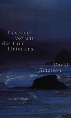Cover of Das Land vor uns, das Land hinter uns