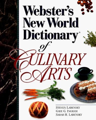 Cover of Webster's New World Dictionary of Culinary Arts (2nd Edition)