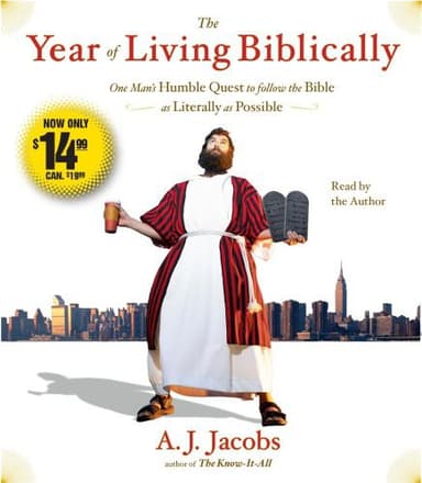 Cover of Year of Living Biblically