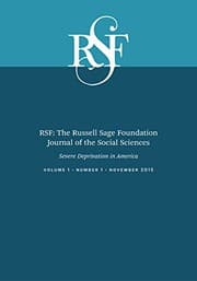 Cover of RSF : The Russell Sage Foundation Journal of the Social Sciences