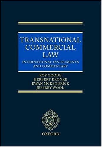 Cover of Transnational Commercial Law