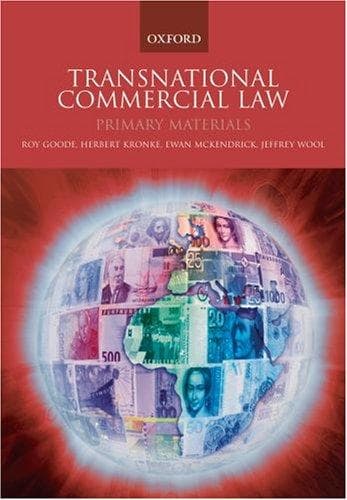 Cover of Transnational Commercial Law