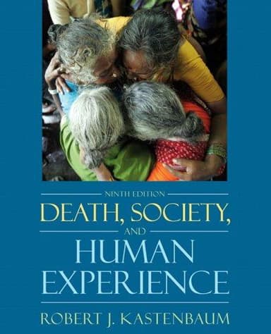 Cover of Death, Society, and the Human Experience (9th Edition)