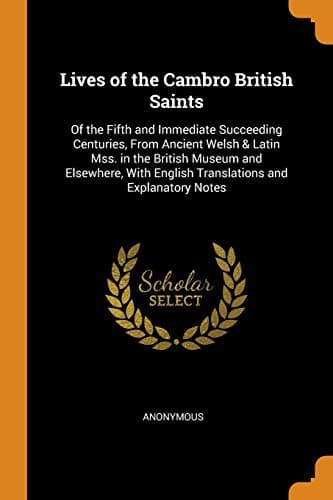 Cover of Lives of the Cambro British Saints