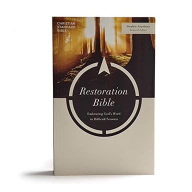Cover of CSB Restoration Bible, Trade Paper