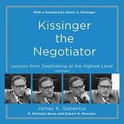 Cover of Kissinger the Negotiator
