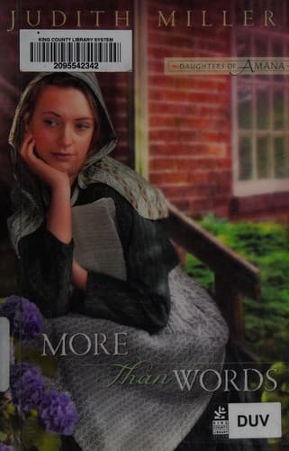 Cover of More Than Words (Book 2 Daughters of Amana)
