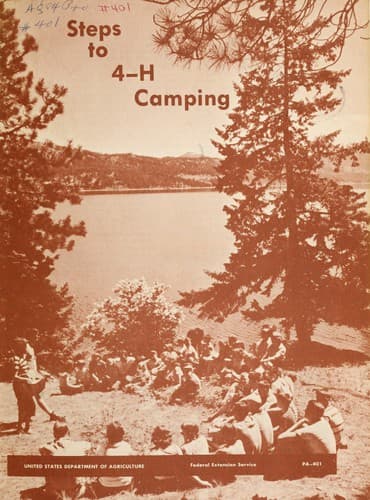 Cover of Steps to 4-H camping