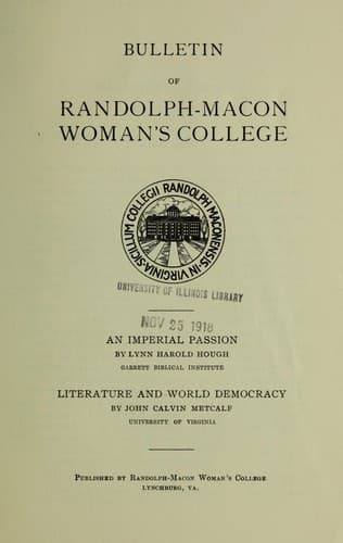 Cover of An imperial passion