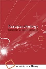 Cover of Parapsychology