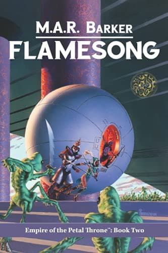 Cover of Flamesong : Empire of the Petal Throne