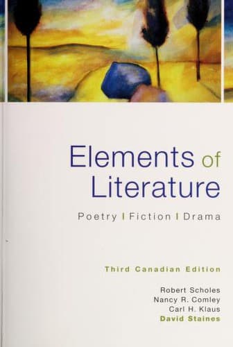 Cover of Elements of literature