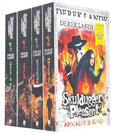 Cover of Skulduggery Pleasant Book Series 10-13 & World Book Day Collection 5 Books Set By Derek Landy