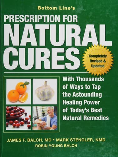 Cover of Bottom Line's prescription for natural cures