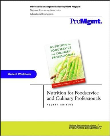 Cover of Nutrition Foodservice and Culinary Professionals