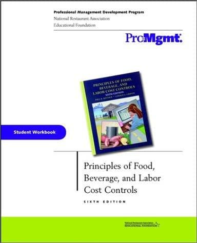 Cover of Principles of Food, Beverage, and Labor Cost Controls