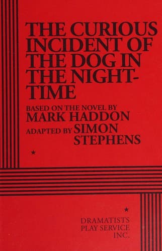 Cover of Curious Incident of the Dog in the Night-Time