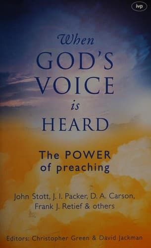 Cover of When God's Voice Is Heard