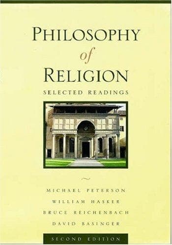 Cover of Philosophy of Religion