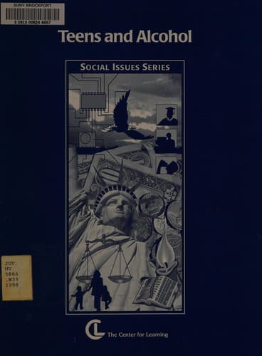 Cover of Teens and alcohol