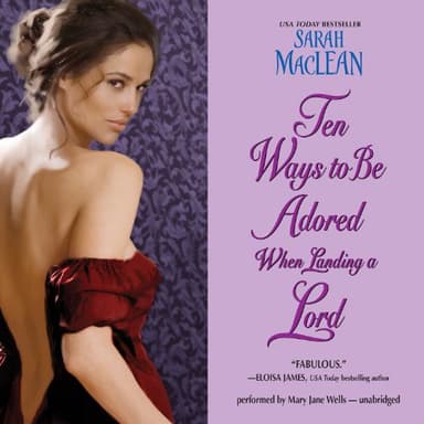 Cover of Ten Ways to Be Adored When Landing a Lord Lib/E