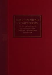 Cover of Shakespearean Prompt-Books of the Seventeenth Century. Volume VIII